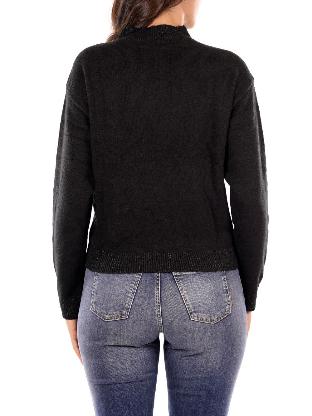 YES ZEE Maglione Donna - Nero modello M003BT00