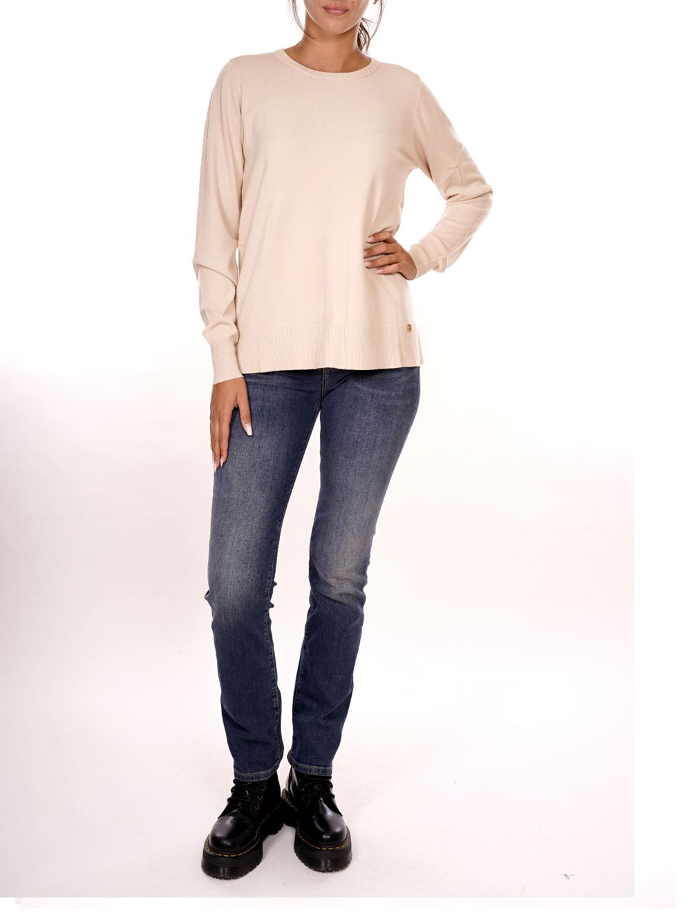 YES ZEE Maglione Donna - Beige modello M052RU00