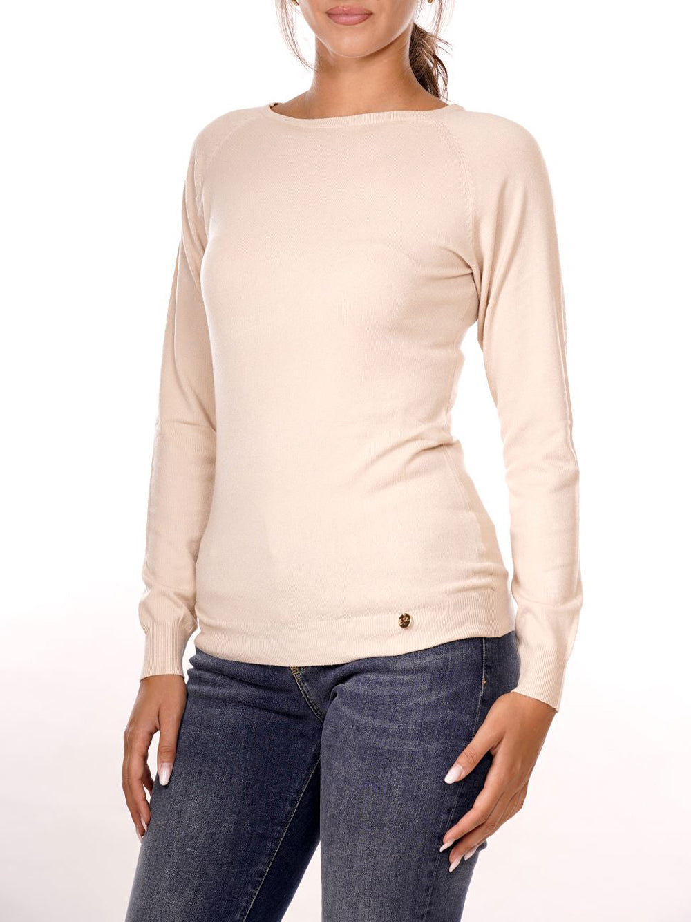 YES ZEE Maglione Donna - Beige modello M053RU00