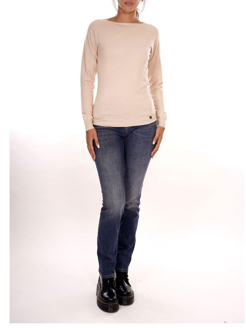 YES ZEE Maglione Donna - Beige modello M053RU00
