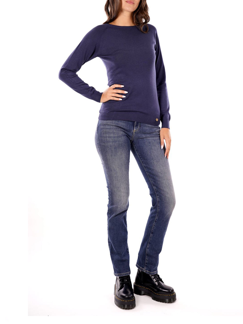 YES ZEE Maglione Donna - Blu modello M053RU00