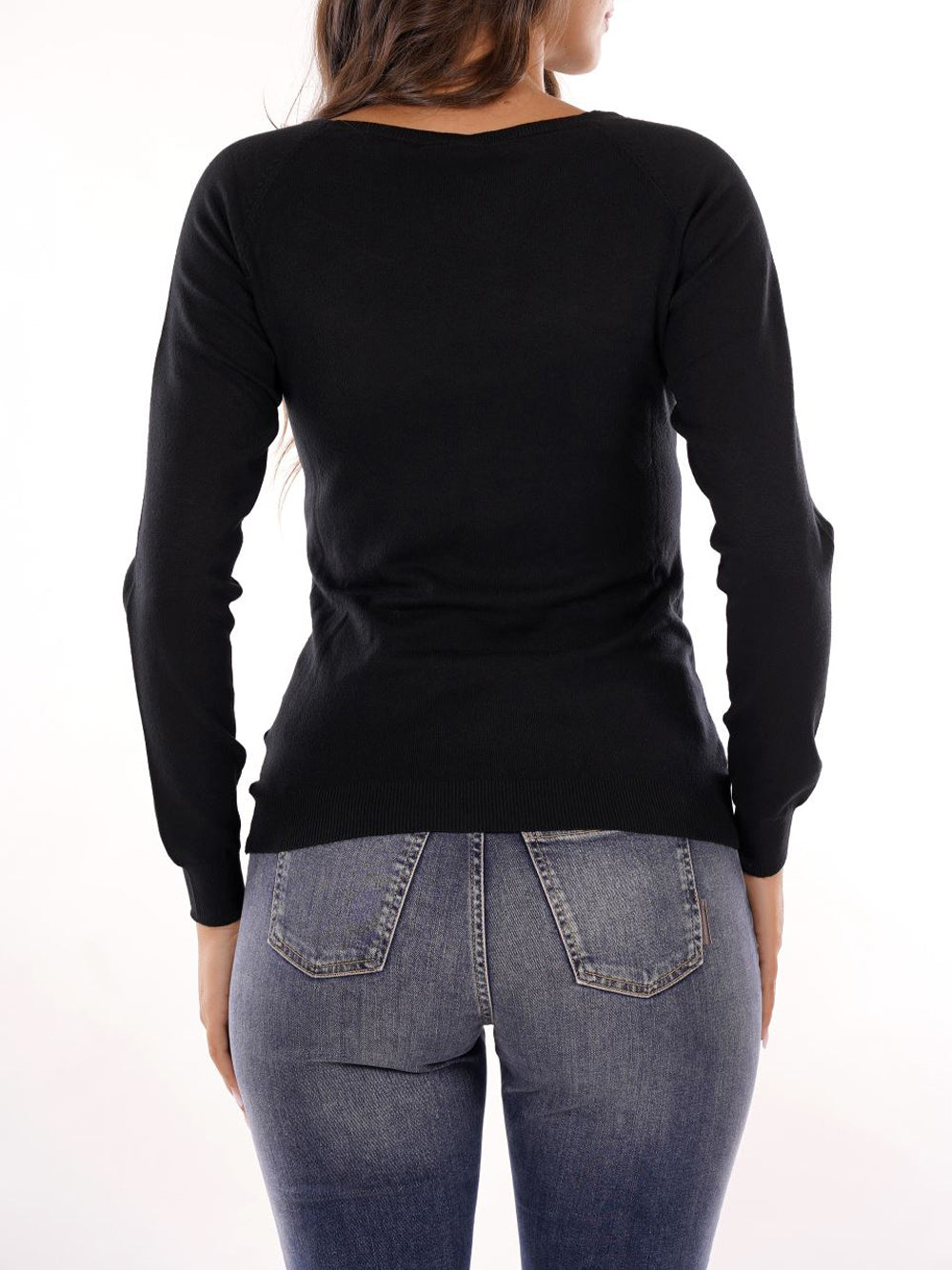 YES ZEE Maglione Donna - Nero modello M053RU00