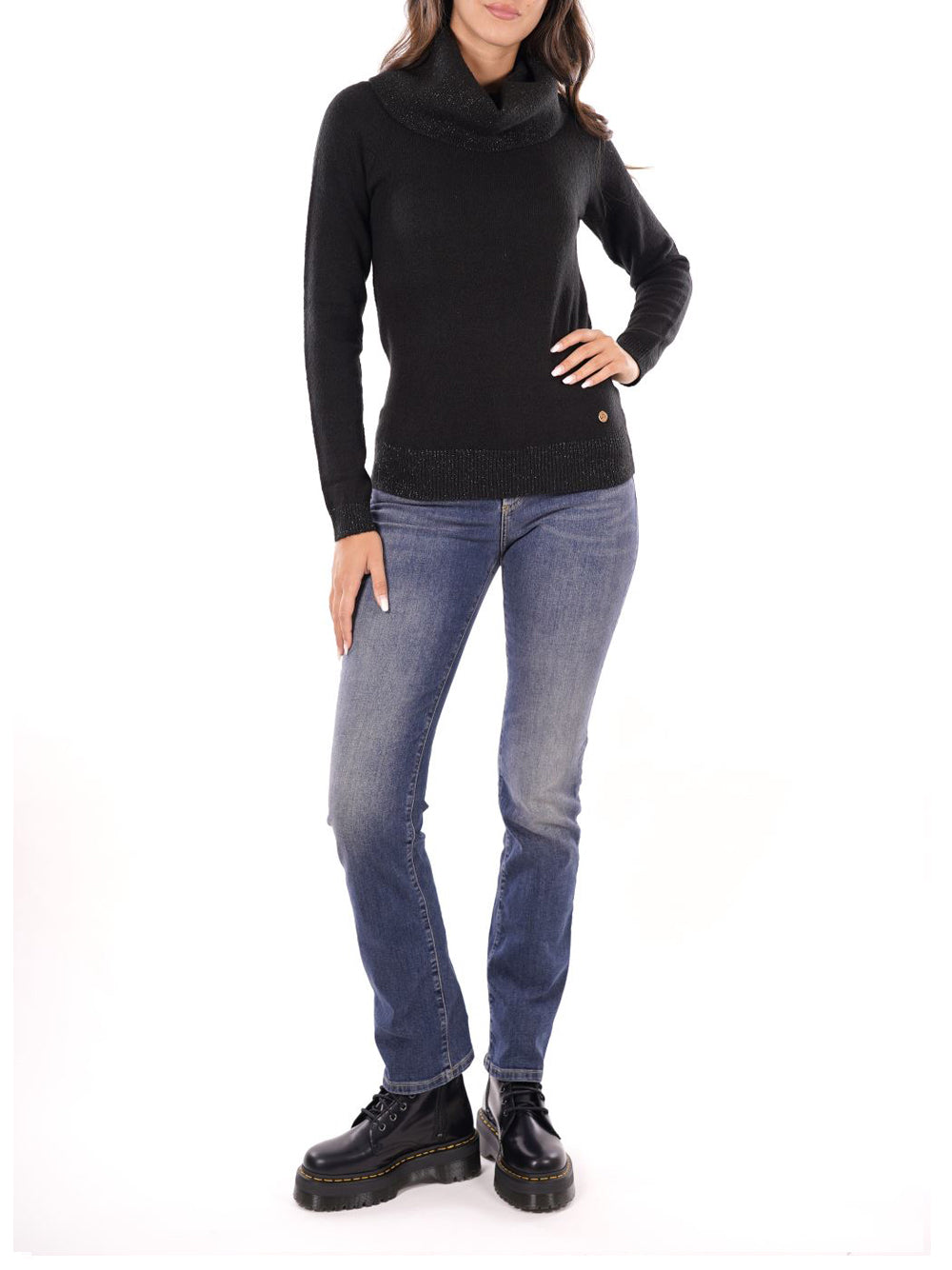 YES ZEE Maglione Donna - Nero modello M054BT00