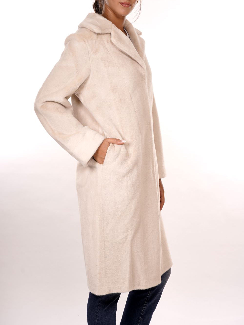 YES ZEE Cappotto Donna - Beige modello O027KV00
