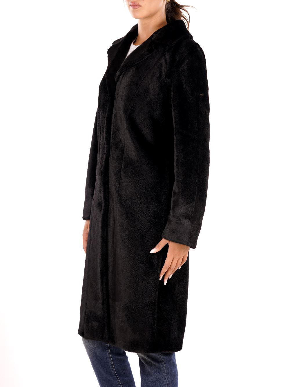 YES ZEE Cappotto Donna - Nero modello O027KV00