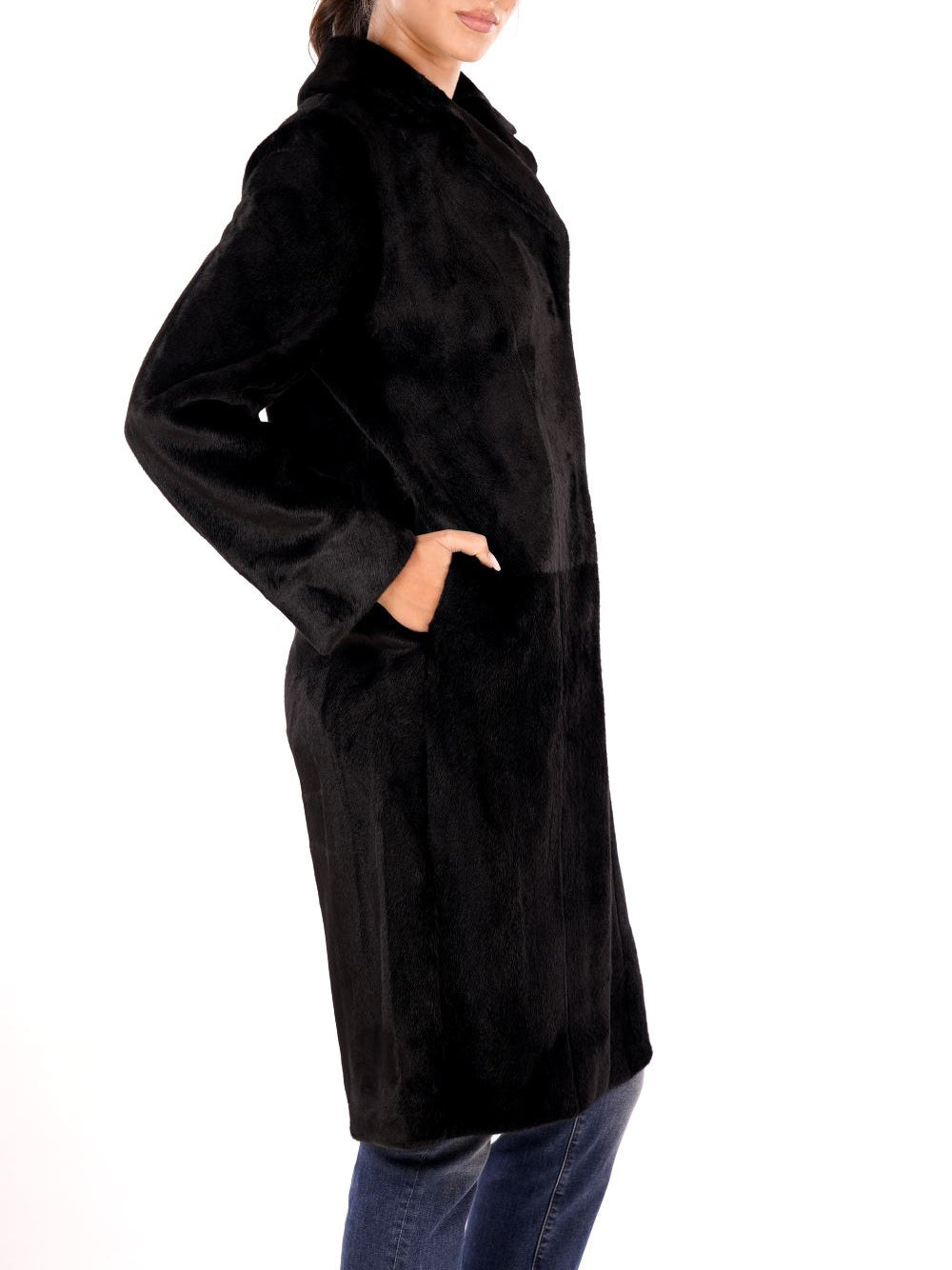 YES ZEE Cappotto Donna - Nero modello O027KV00