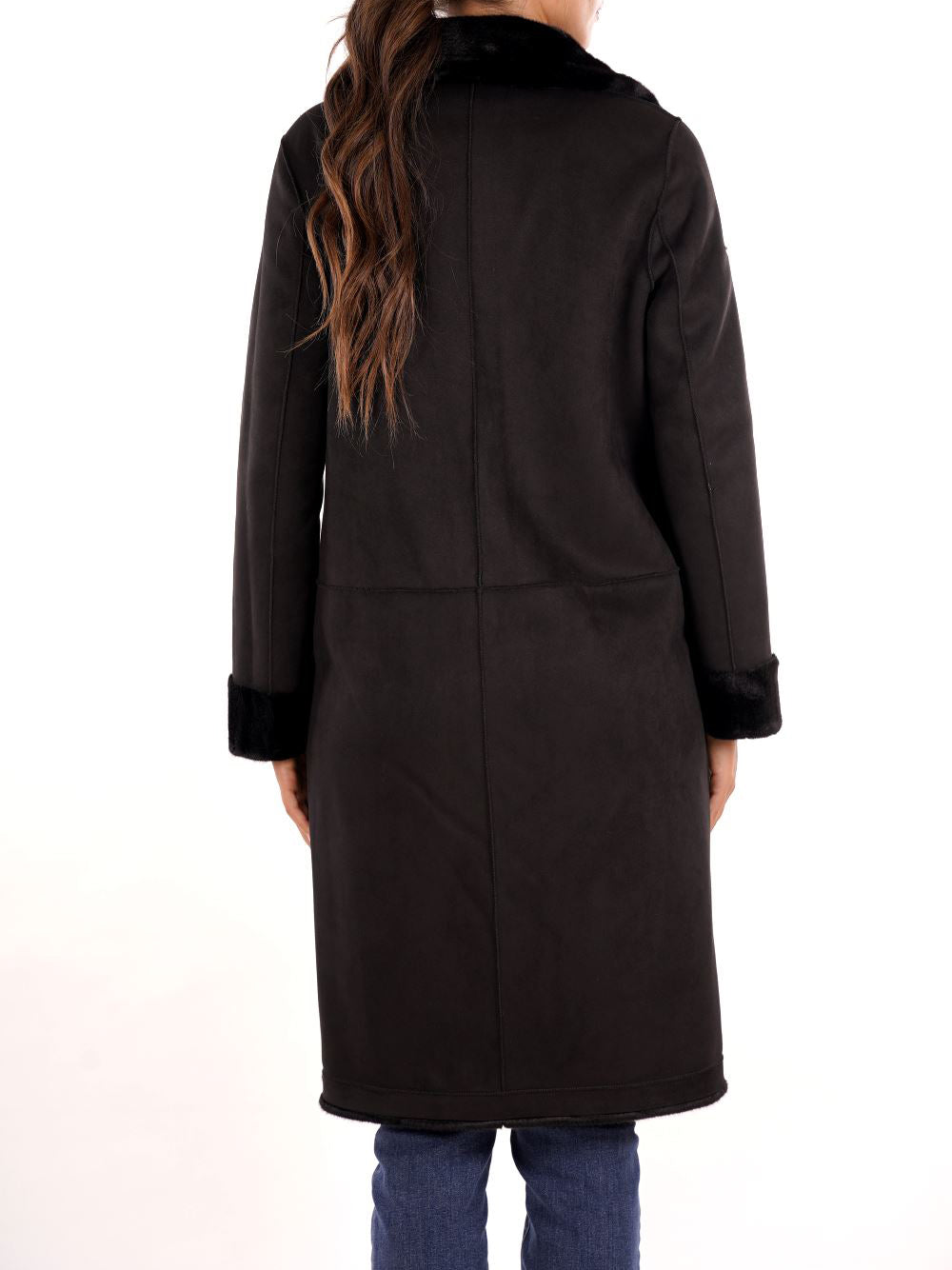 YES ZEE Cappotto Donna - Nero modello O027KV00