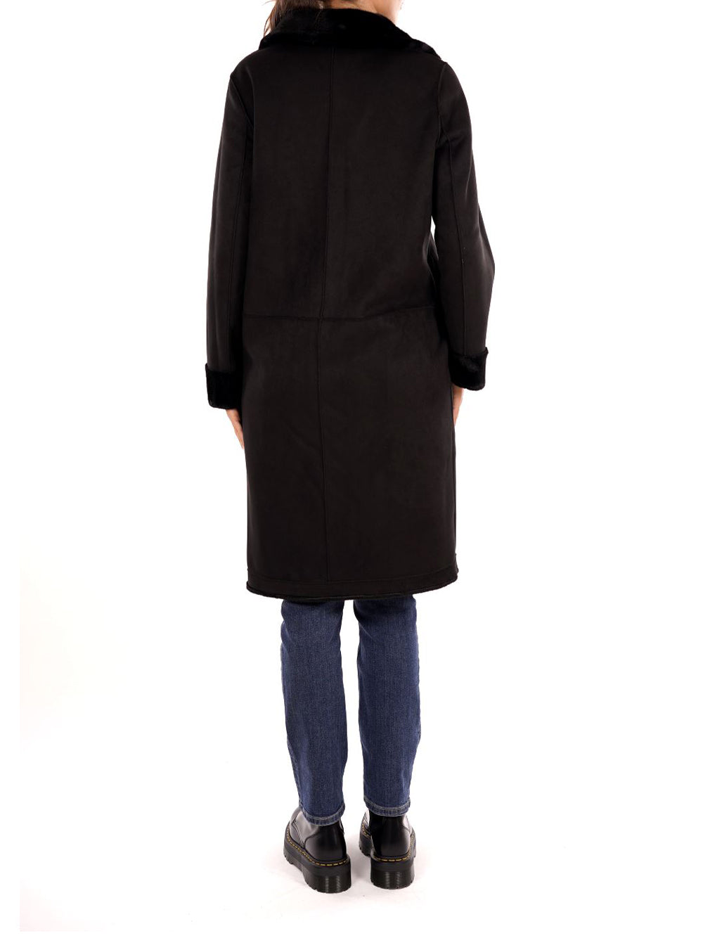 YES ZEE Cappotto Donna - Nero modello O027KV00