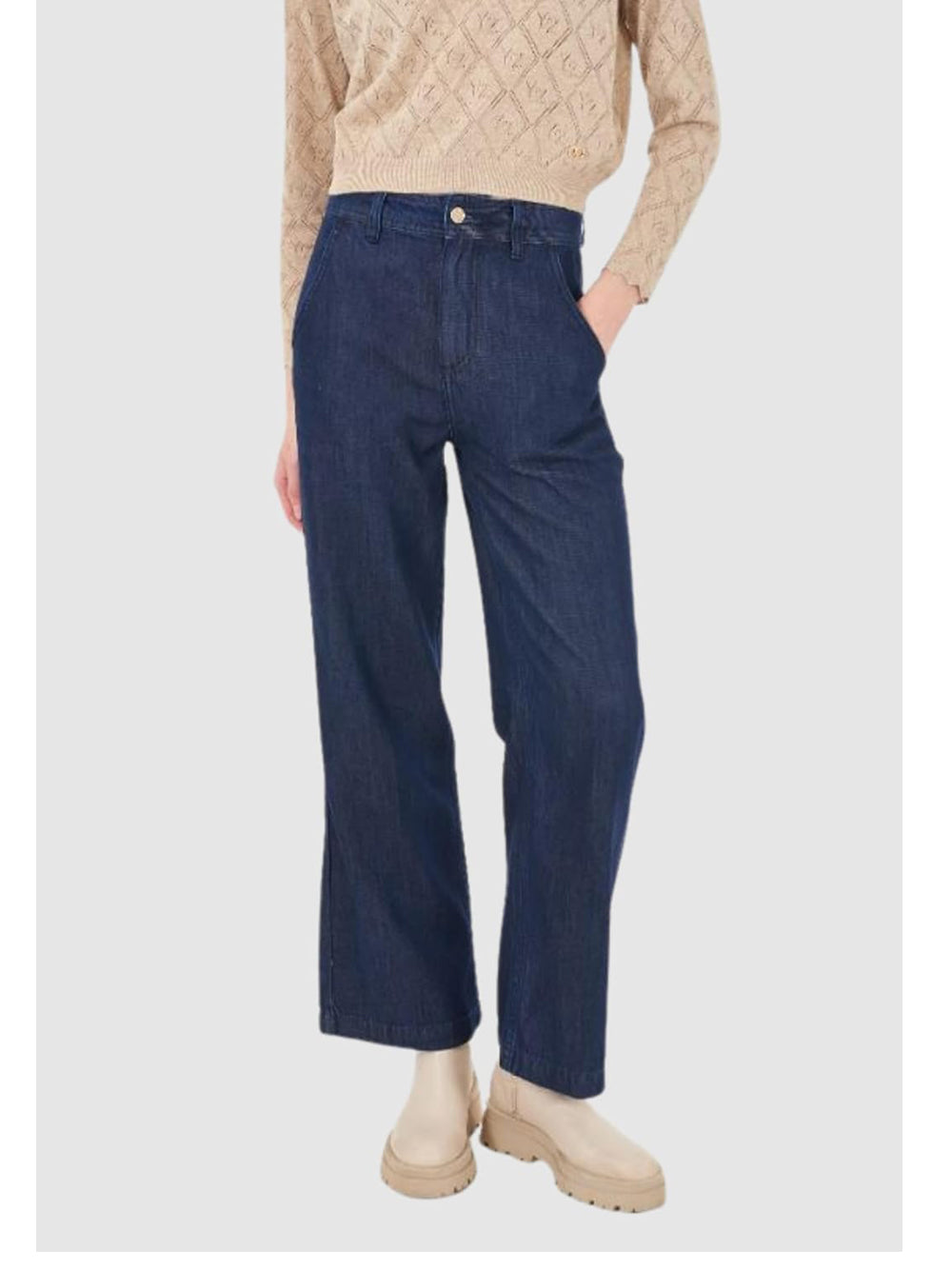 YES ZEE Pantalone Donna - Blu modello P351XF01