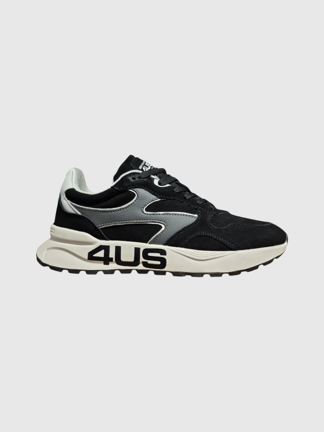 4US Sneakers Uomo - Nero modello 25-439