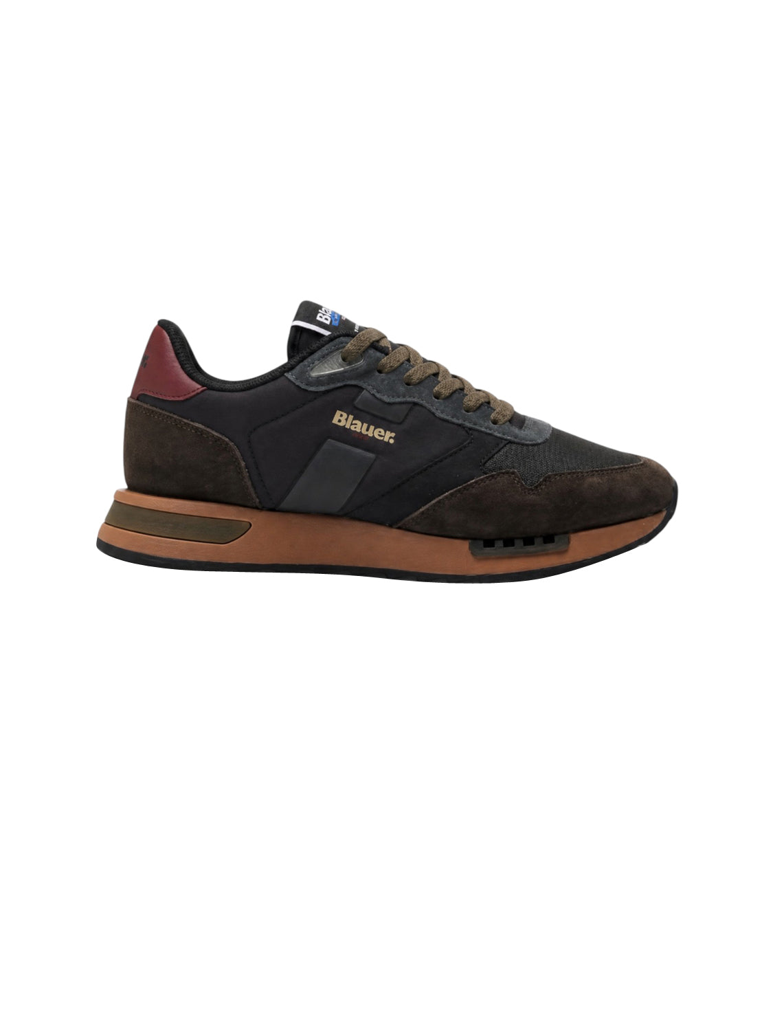 BLAUER Sneakers Uomo - Nero-Marrone modello F6RYDER01/NYN