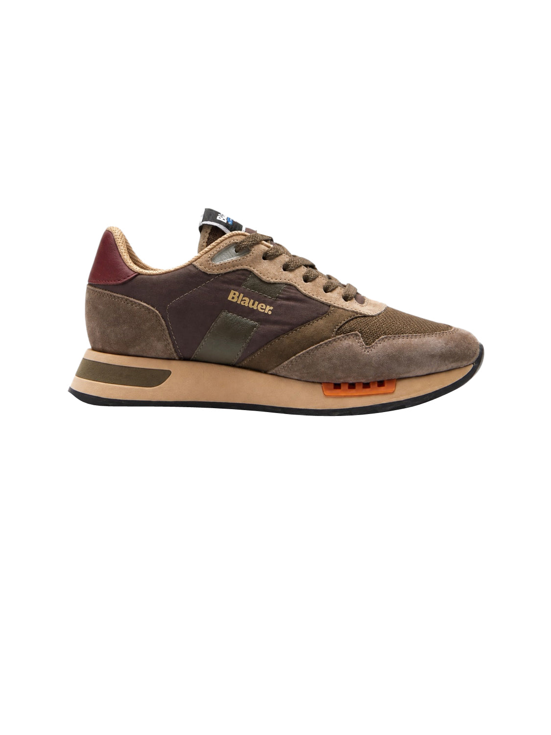 BLAUER Sneakers Uomo - Verde-Taupe modello F6RYDER01/NYN