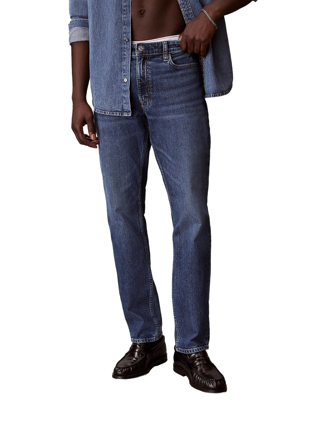 CALVIN KLEIN Pantalone Uomo - Blu modello LV04RB735GASA