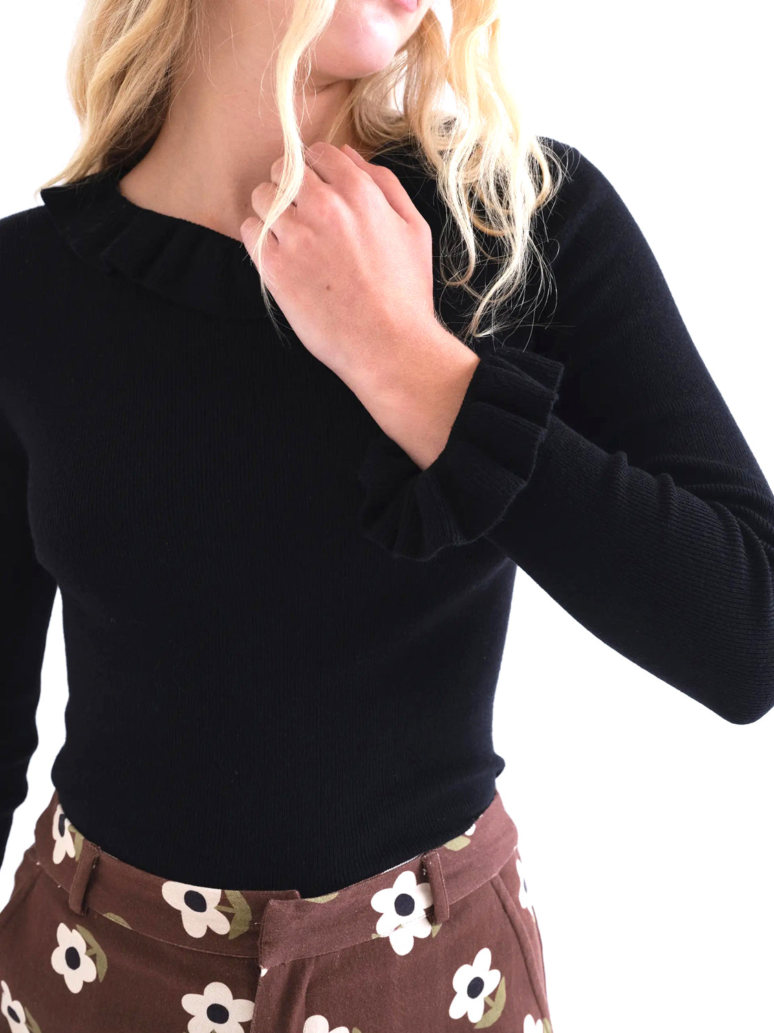 COMPAGNIA FANTASTICA Top Donna - Nero modello 63C/10300