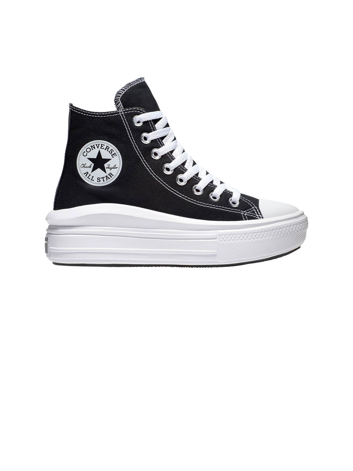 CONVERSE Sneakers platform Donna - Nero modello 568497C