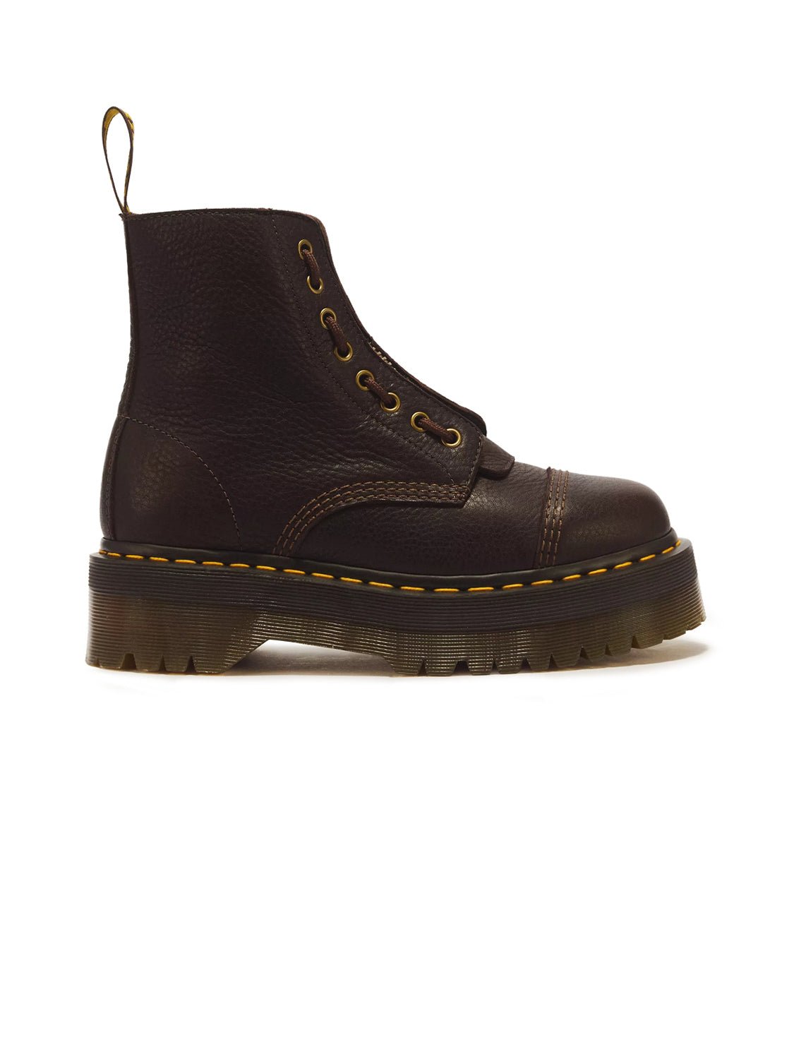 DR. MARTENS Stivaletti platform Donna - Marrone modello SINCLAIR