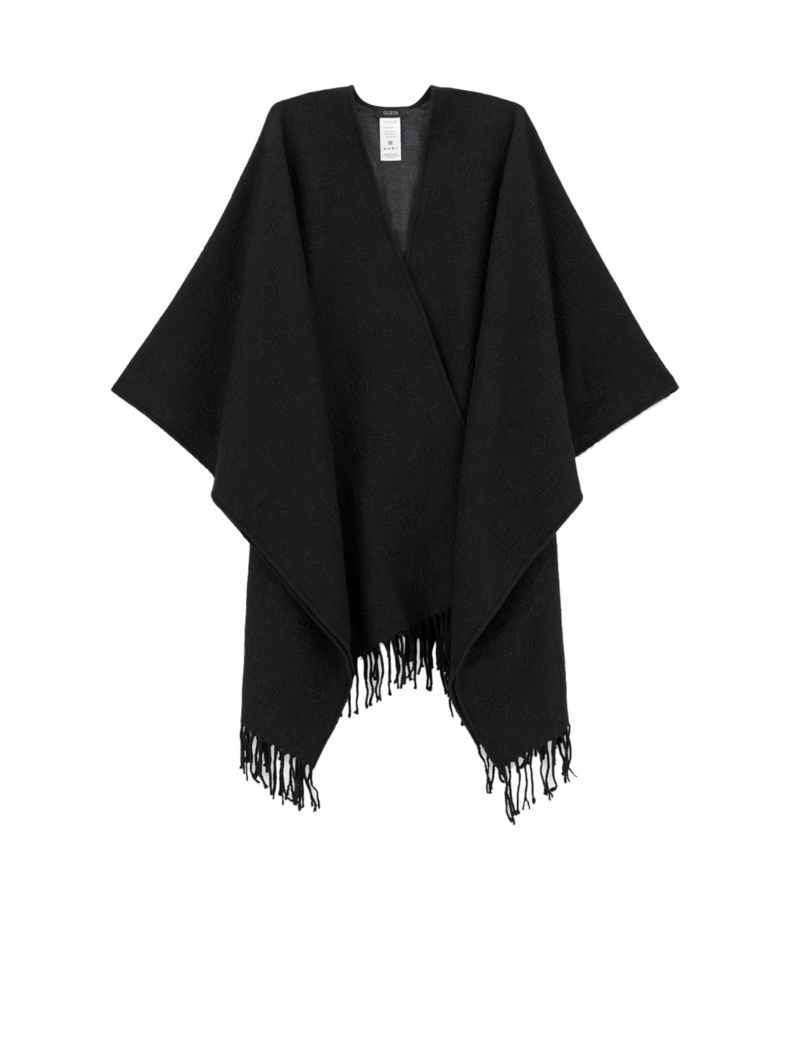 GUESS Poncho Donna - Nero modello AW5660 POL03