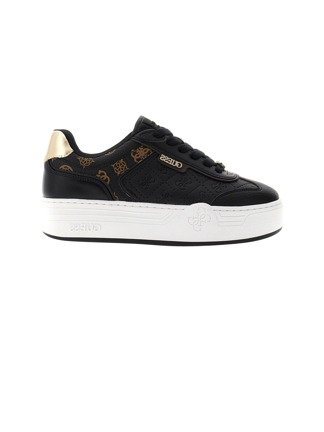 GUESS Sneakers platform Donna - Nero modello FLFSOM FAL12