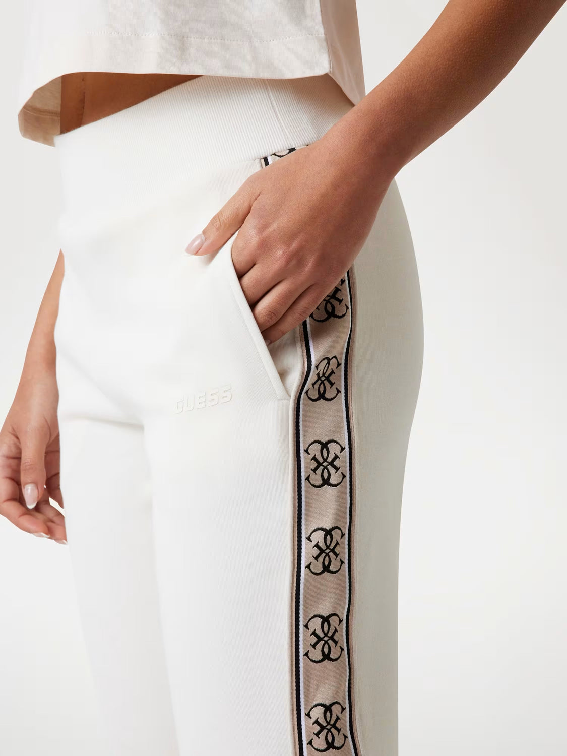 GUESS Pantalone Donna - Bianco modello V2YB15 KB3P2