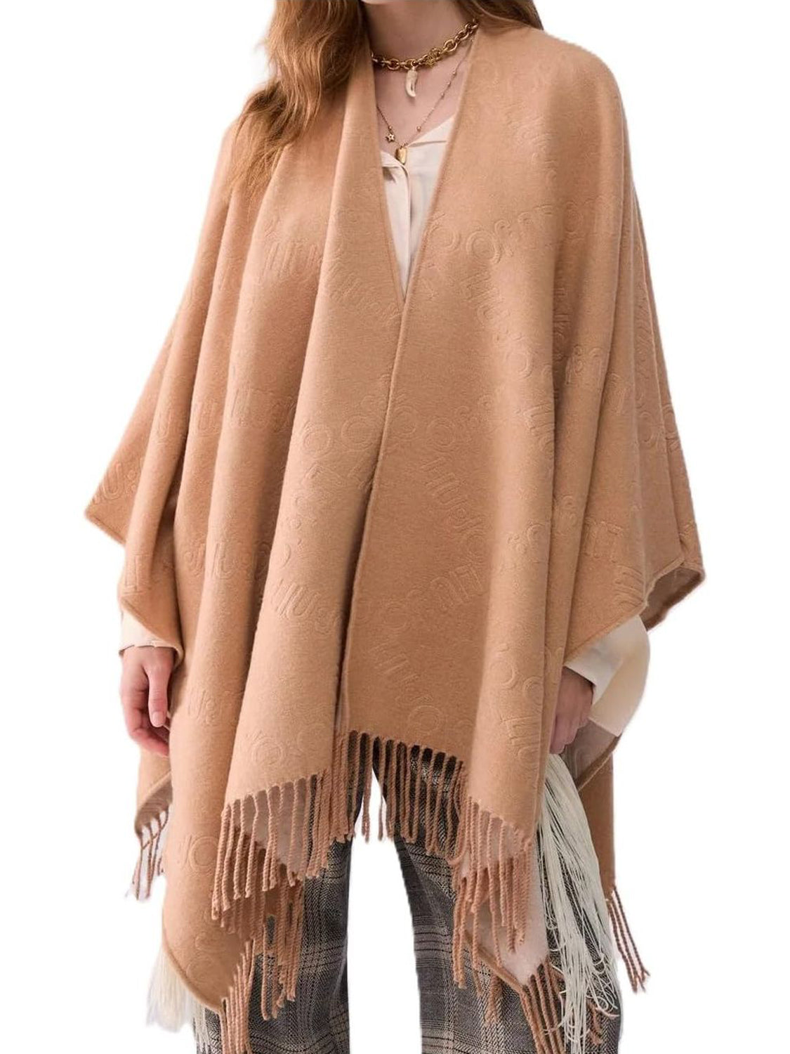 LIU.JO Poncho Donna - Marrone modello 2F6042T2751