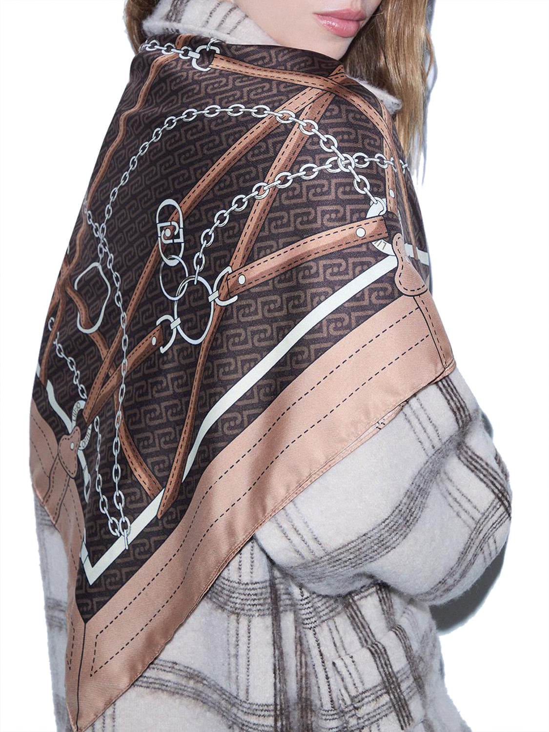 LIU.JO Foulard Donna - Marrone modello 2F6061T2745