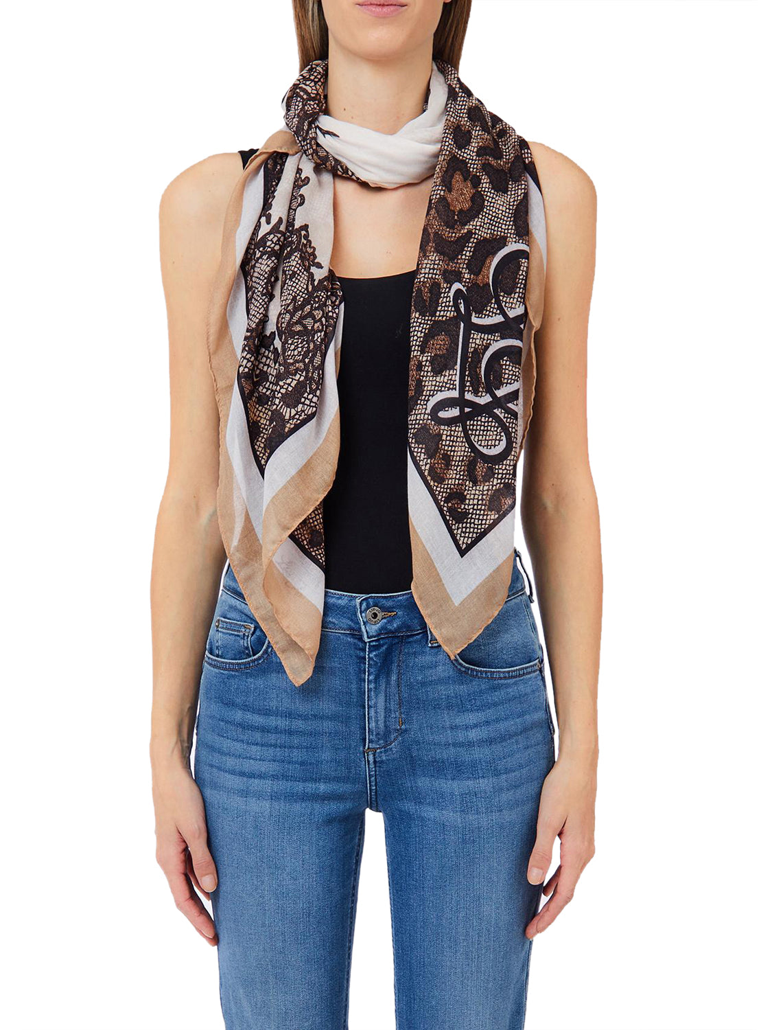 LIU.JO Foulard Donna - Marrone modello 2F6073T2745