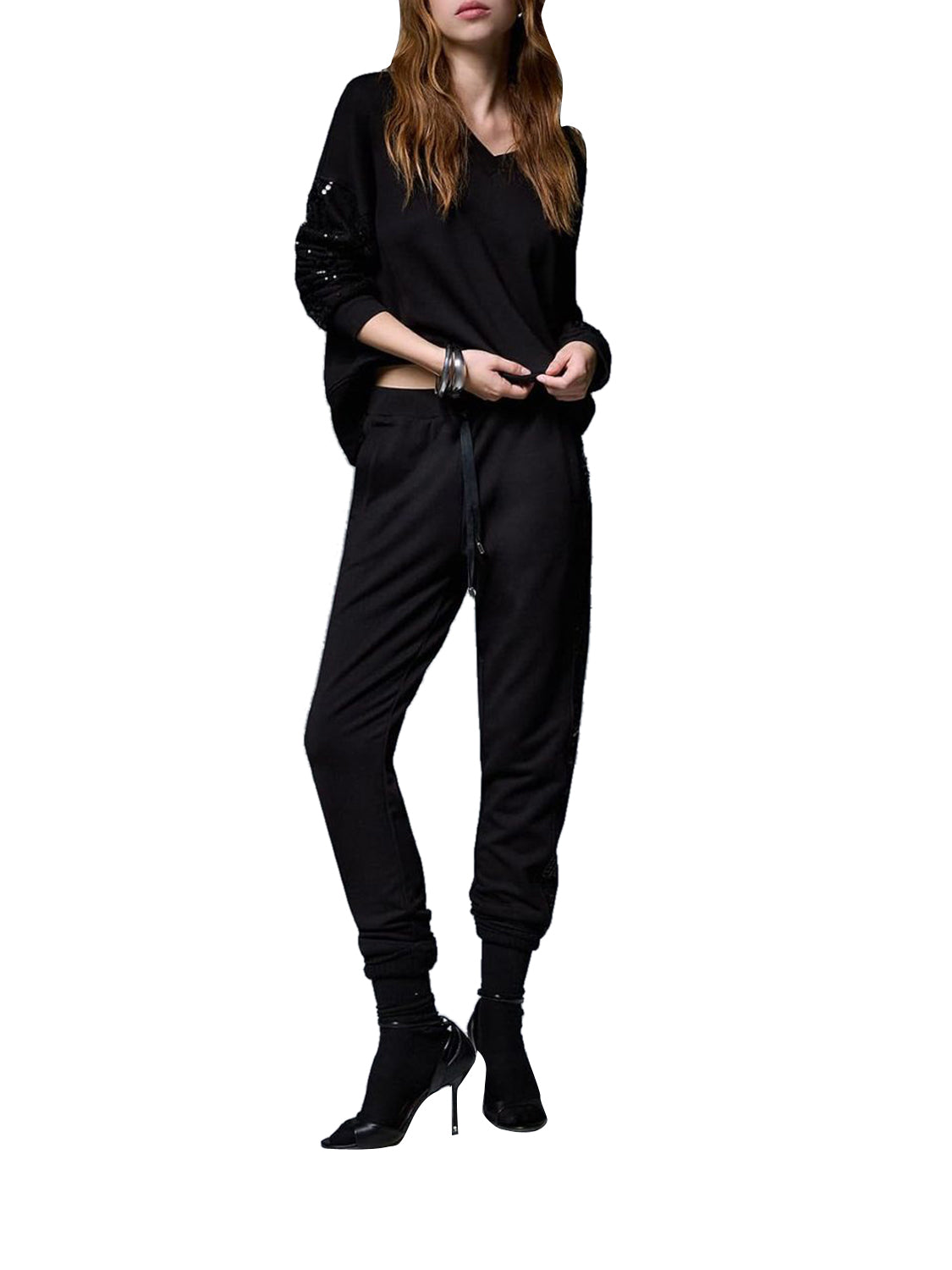 LIU.JO Pantalone Donna - Nero modello TF6143FS576