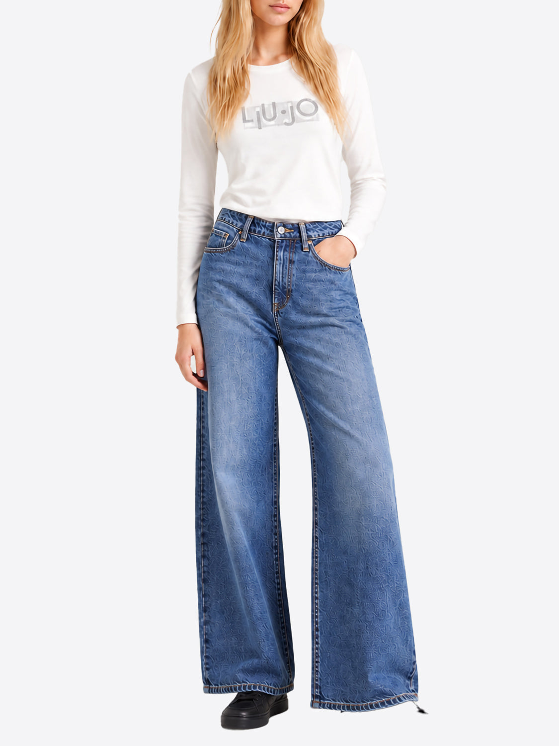 LIU.JO T-shirt Donna - Bianco modello TF6248JS003