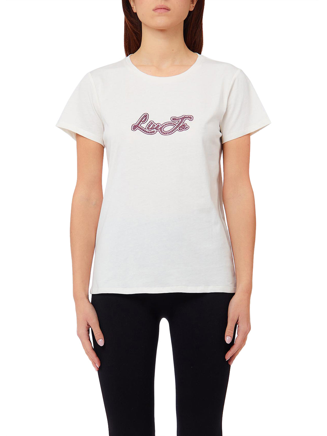 LIU.JO T-shirt Donna - Bianco modello TF6283JS923