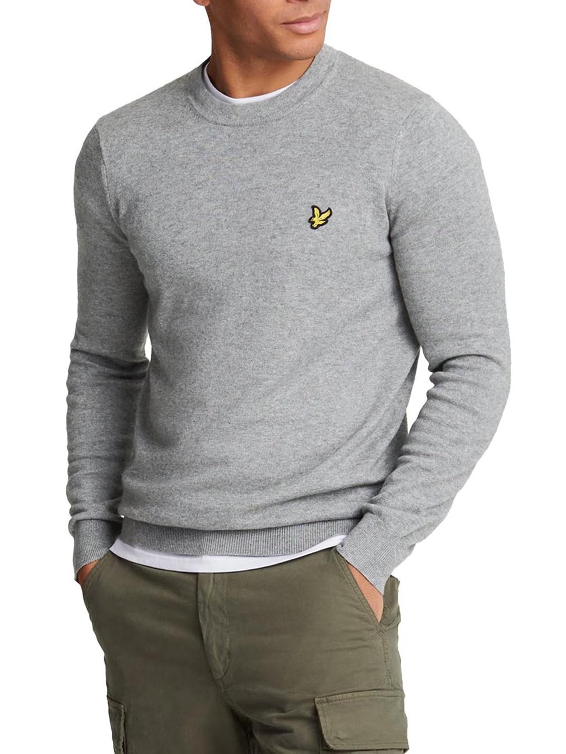LYLE & SCOTT Maglione Uomo - Grigio modello KN2110VC