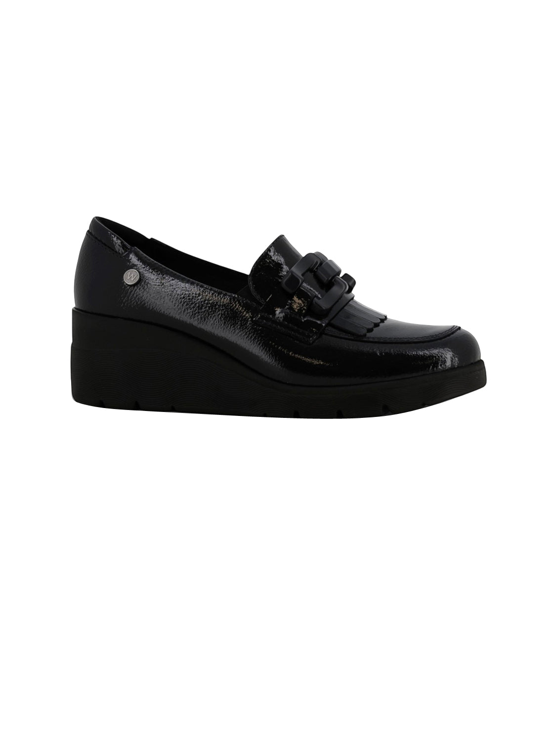MELLUSO Mocassini con zeppa Donna - Nero modello K55302