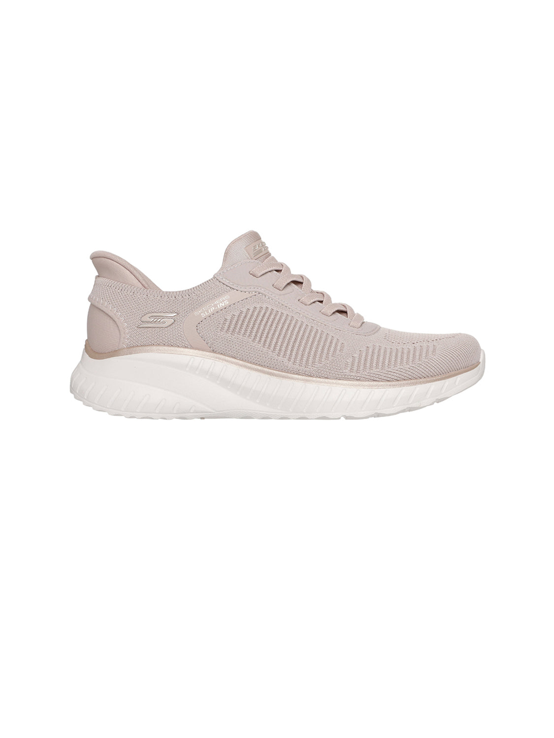 SKECHERS Sneakers slip-in Donna - Beige modello 117497