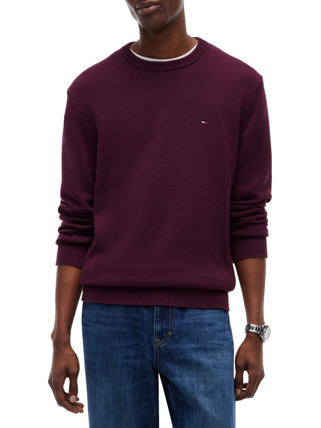TOMMY HILFIGER Maglione Uomo - Rosso modello DM0DM21787V11