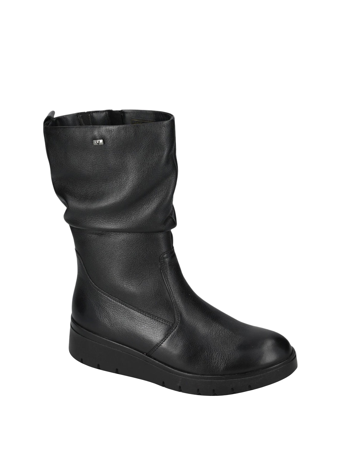 VALLEVERDE Stivali con zeppa Donna - Nero modello 17253A