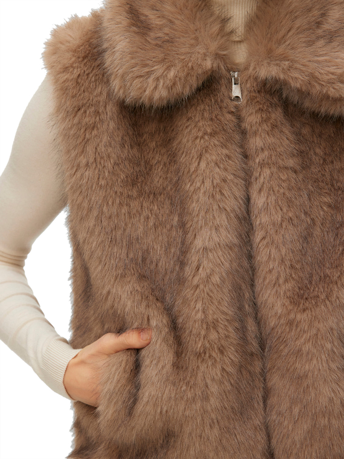VERO MODA Smanicato Donna - Beige modello 10348280
