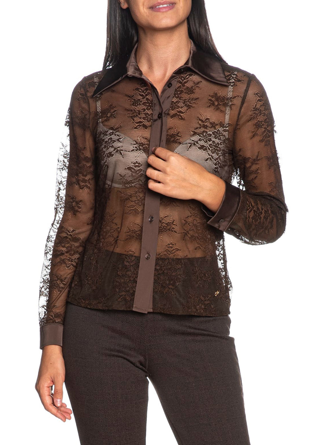 YES ZEE Camicia Donna - T.Moro modello 01C027DU00