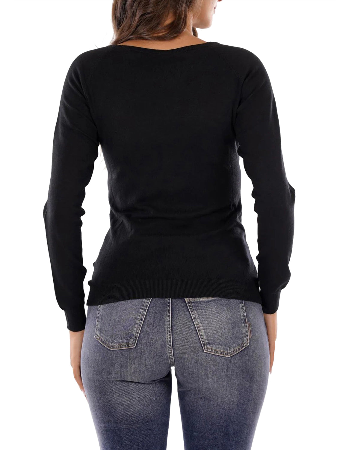 YES ZEE Maglione Donna - Nero modello 01M053RU00