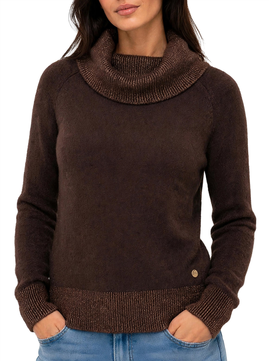 YES ZEE Maglione Donna - T.Moro modello 01M054BN00