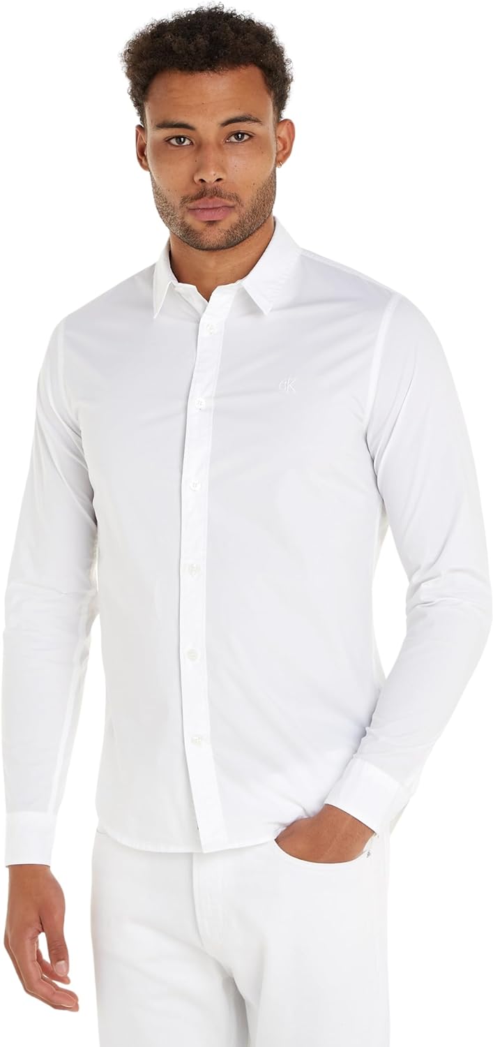 CALVIN KLEIN Camicia Uomo - Bianco