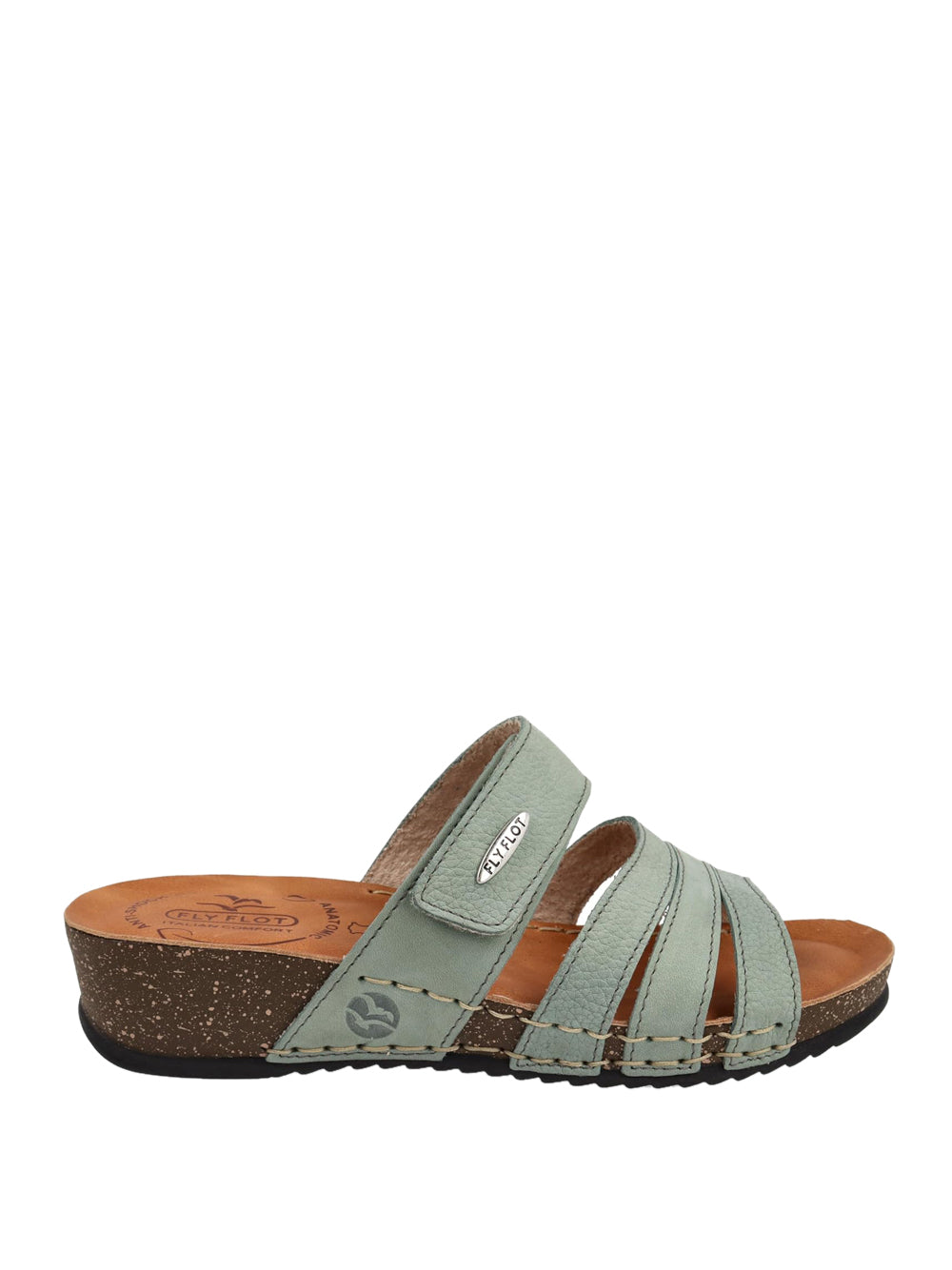 Fly Flot Sandalo Uomo Alberobello – Made In Italy In Microfibra, Suola Anti-shock E Antiscivolo, Taglia 41