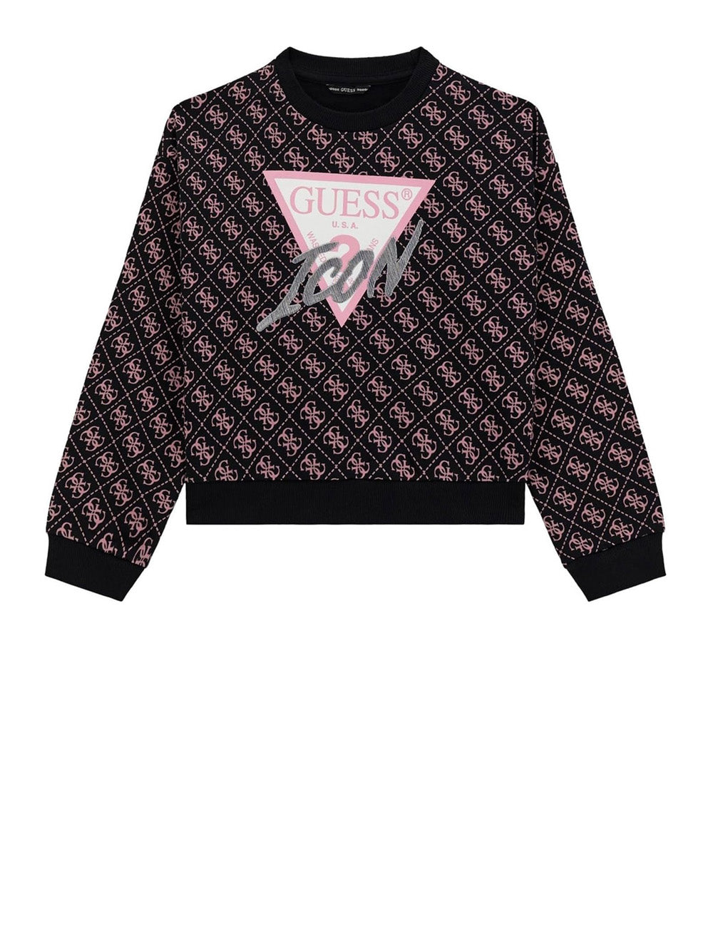 GUESS Felpa Bambino Nero modello J4RQ00KA6R3 J4RQ00KA6R3 euroshoesroma