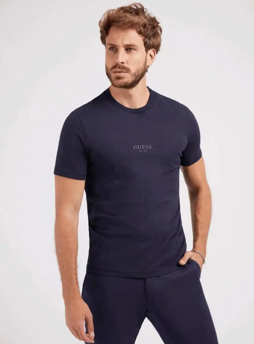 GUESS T-shirt Uomo - Blu