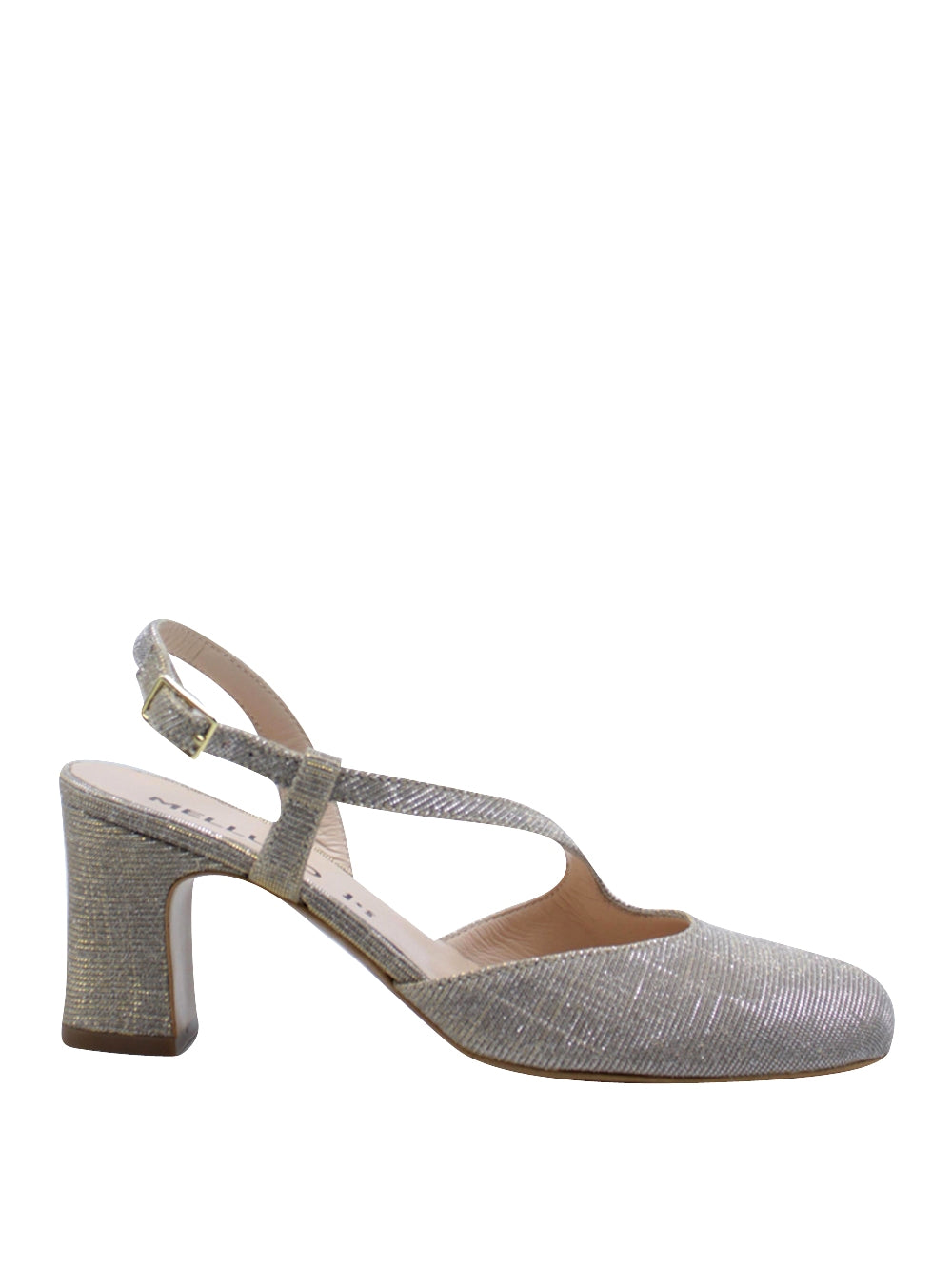 MELLUSO Decollete chanel Donna Platino modello X517W X517W