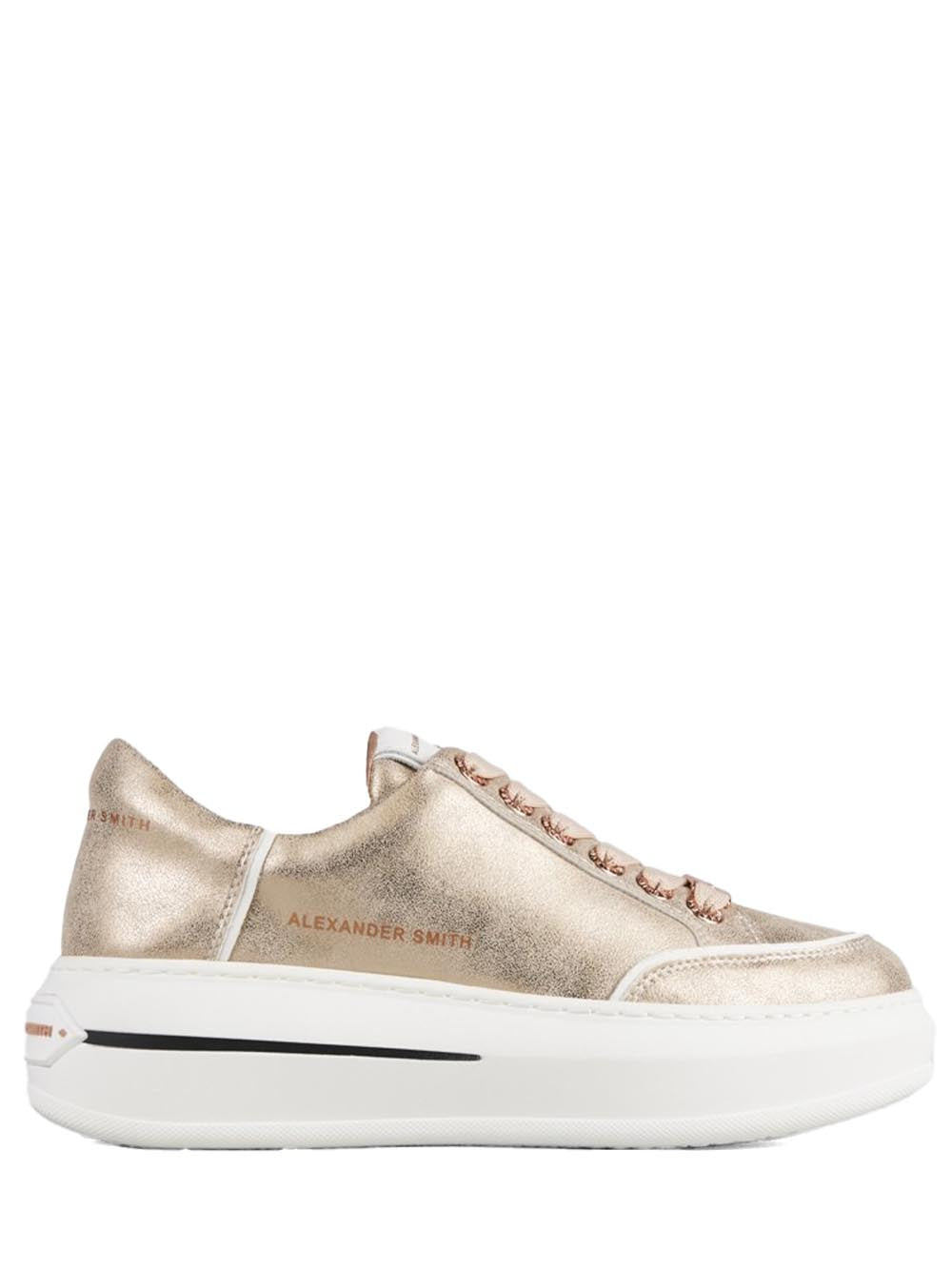 ALEXANDER SMITH Sneakers platform Donna - Oro modello ASBBLSW-1888
