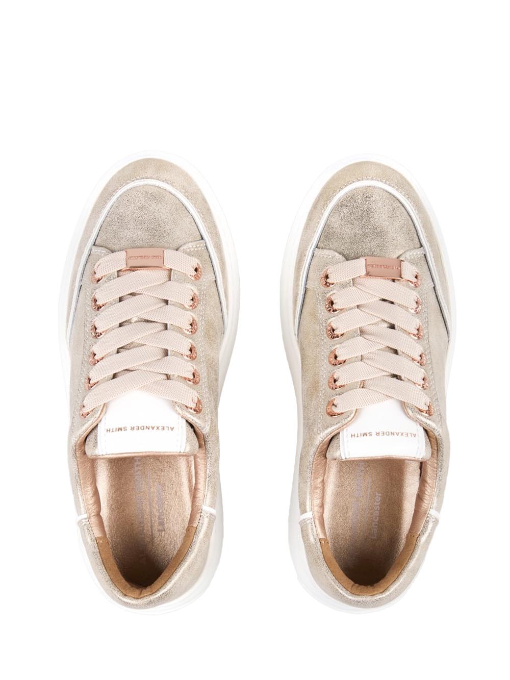 ALEXANDER SMITH Sneakers platform Donna - Oro modello ASBBLSW-1888