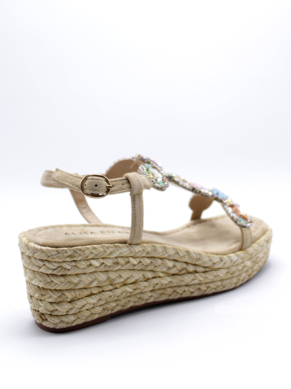 ALMA EN PENA Sandali con zeppa Donna - Beige modello 1450