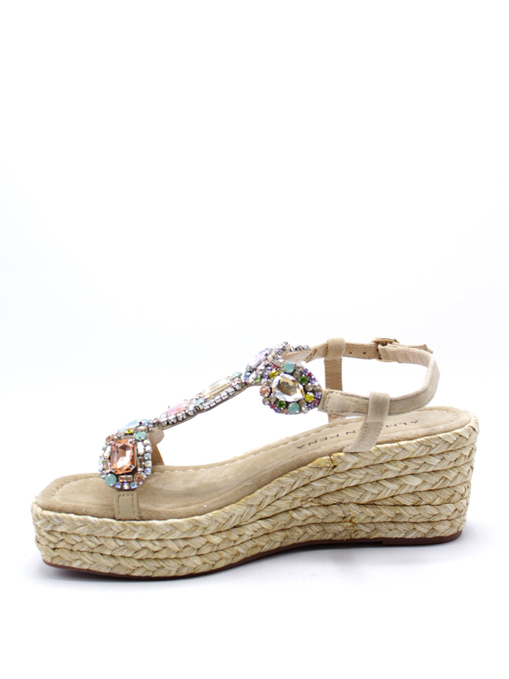ALMA EN PENA Sandali con zeppa Donna - Beige modello 1450