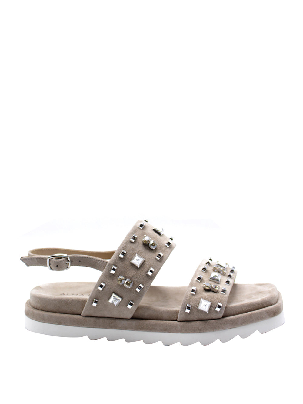 ALMA EN PENA Sandali con borchie Donna - Beige modello 1806