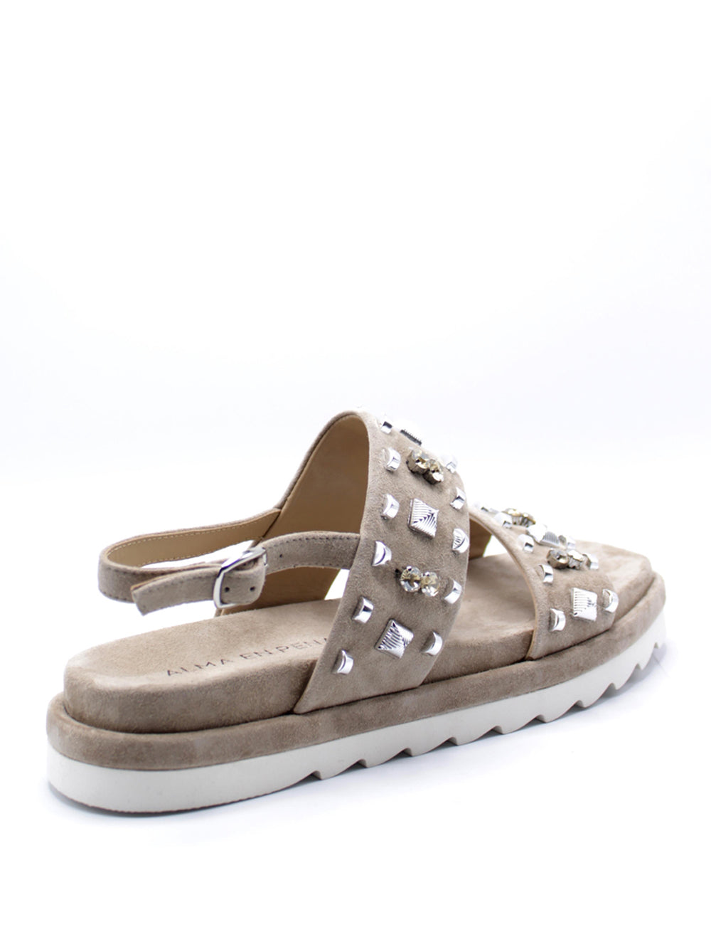 ALMA EN PENA Sandali con borchie Donna - Beige modello 1806