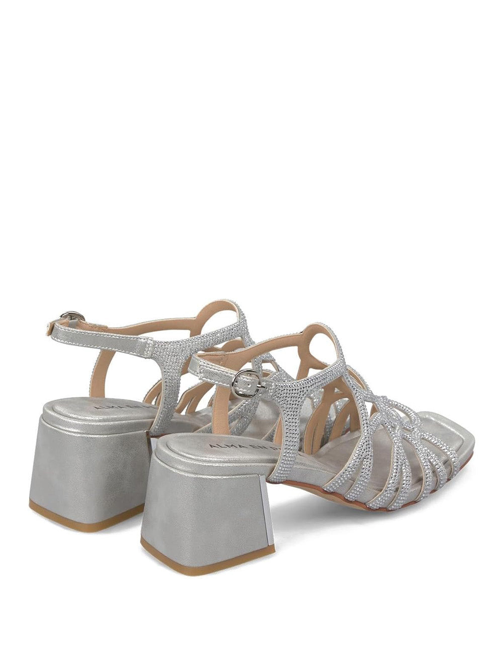ALMA EN PENA Sandali con tacco Donna - Argento modello 50942